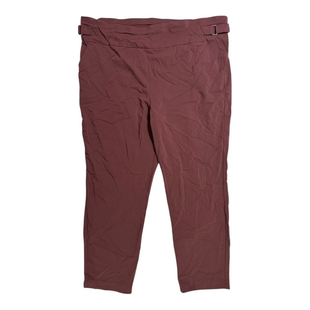 Maurices Maroon Ankle Pants | Size XXL | Stretch Pull-On